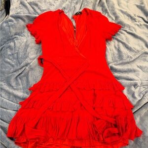 Lulu's Fiery Red Dress